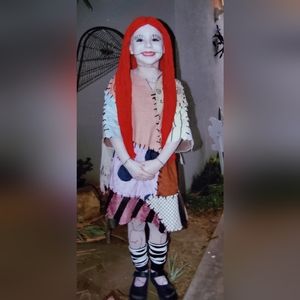 Custom Sally Nightmare before Christmas child costume with accessories